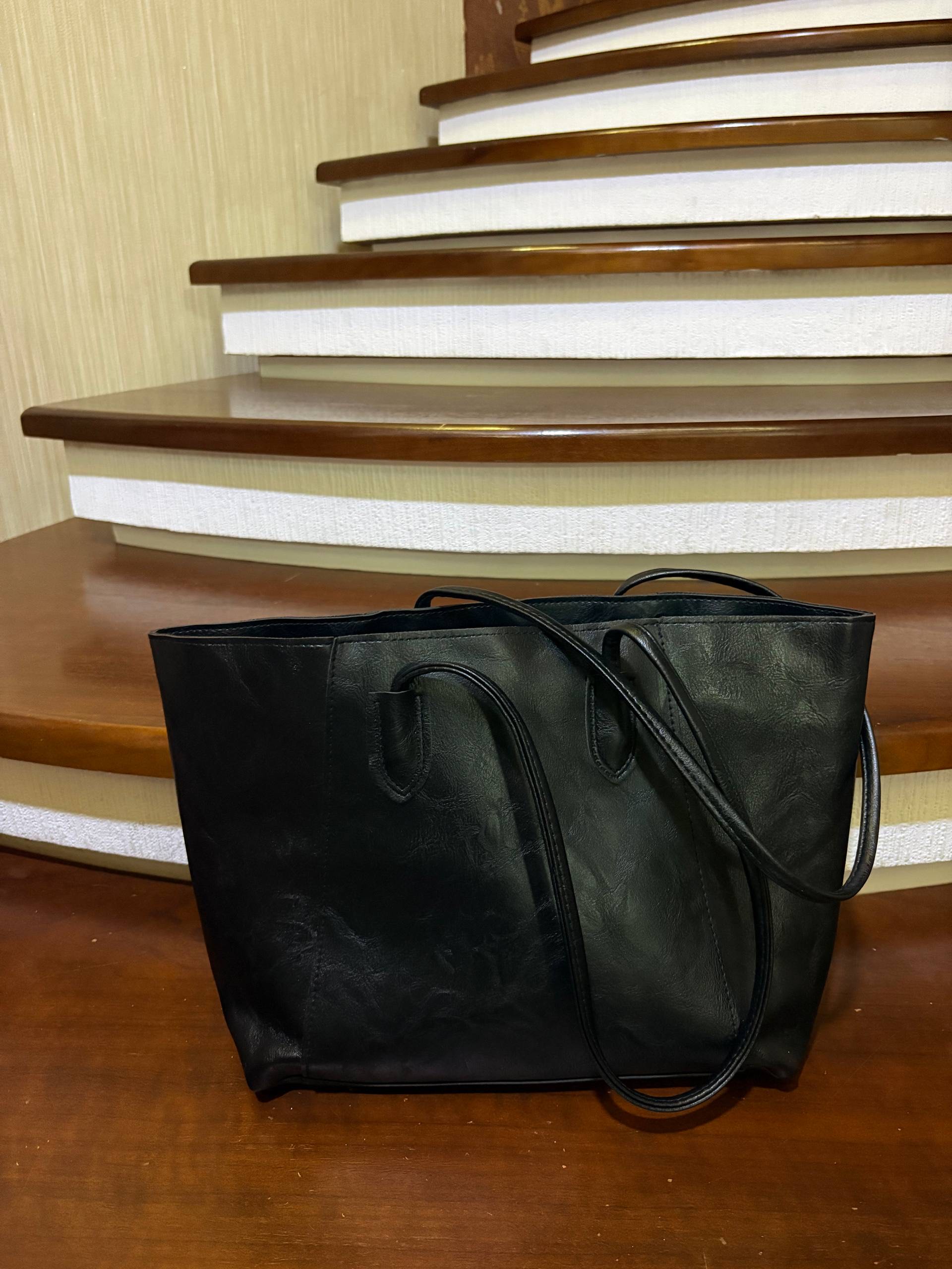 Ayollar uchun A4 shopper sumka, yelkaga osiladigan, sig‘imli kundalik, ish va o‘qish uchun
