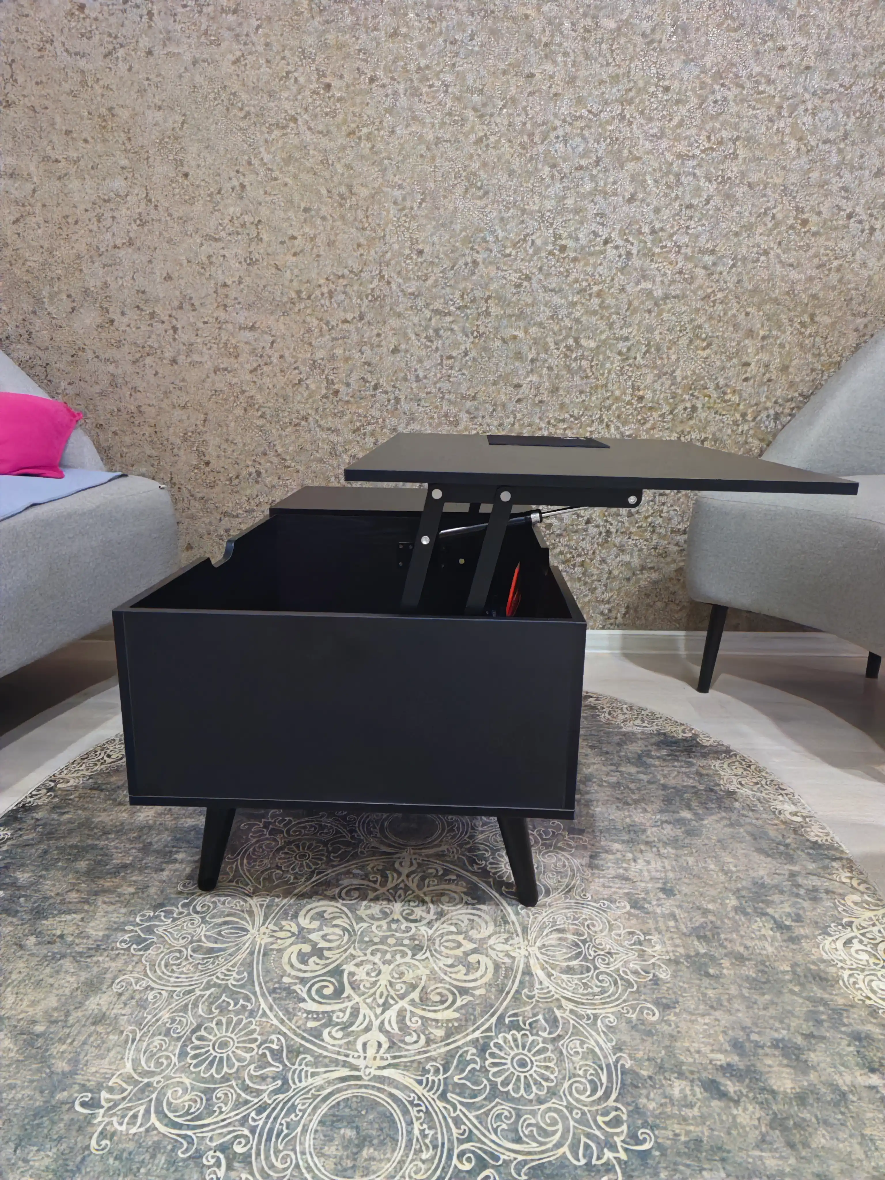 Xona jurnal stoli, kofe stoli, minimalistik, tushlik jurnal stoli
