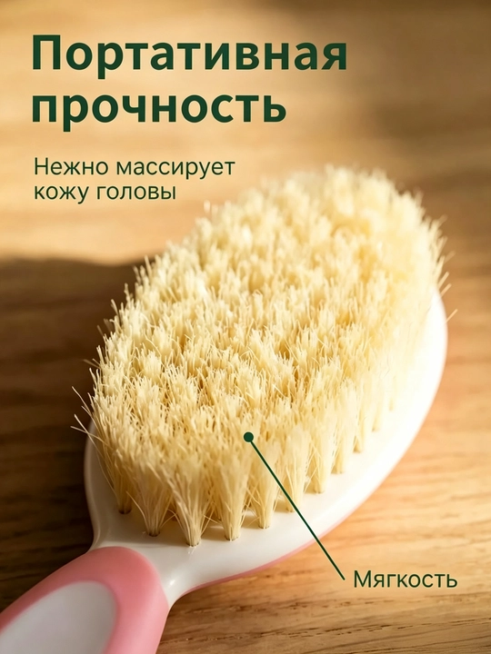 Набор расчёсок для младенцев (щётка + расчёска)