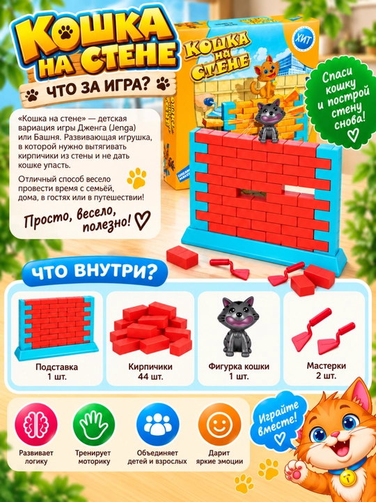 Игра детская настольная, GENIO KIDS-DIDACTICS