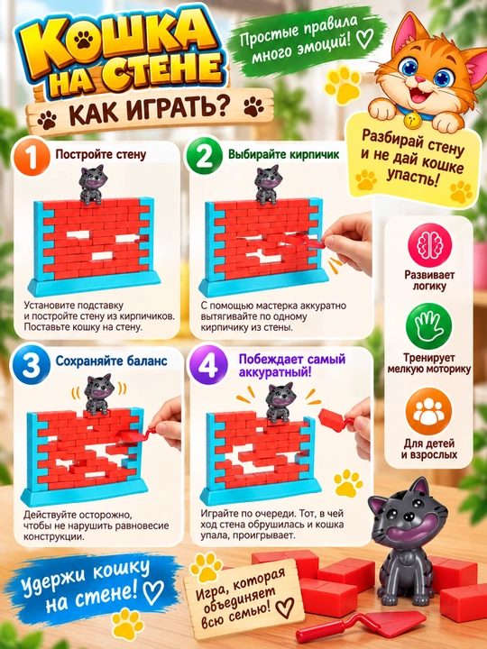 Игра детская настольная, GENIO KIDS-DIDACTICS