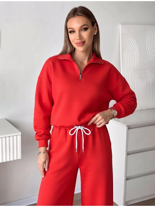 Женский спортивный костюм двойка, кофта и брюки - 