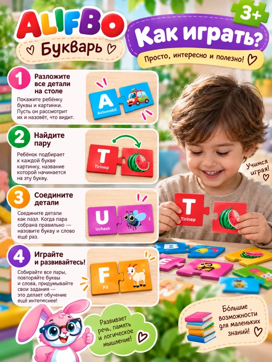 Игра детская настольная, GENIO KIDS-DIDACTICS