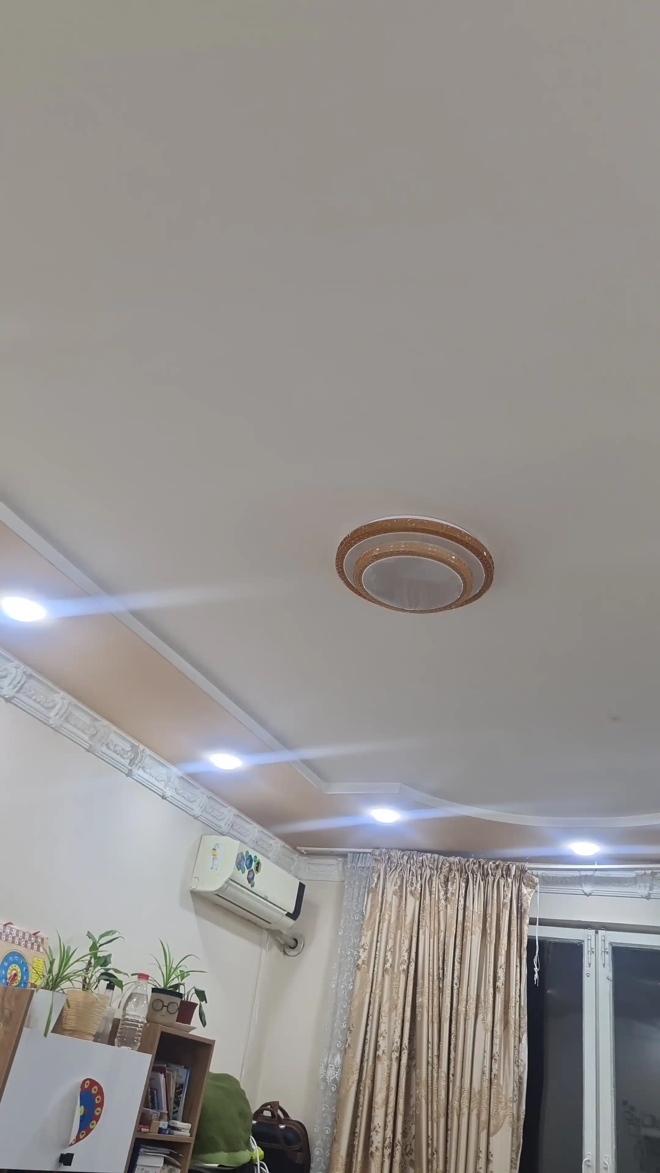 LED qandil plafon, shift chiroq, 40 sm, yotoqxona, yashash xonasi, oshxona uchun