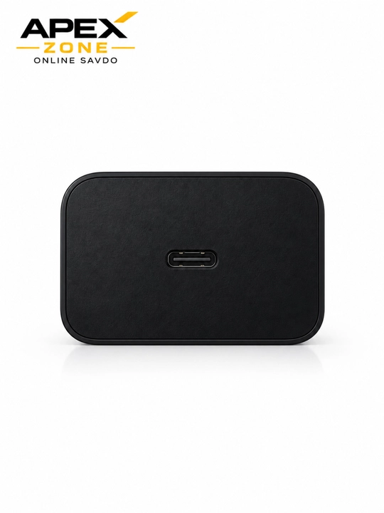 25W PD Tez Zaryadlovchi Adapter, USB-C → USB-C Kabel bilan