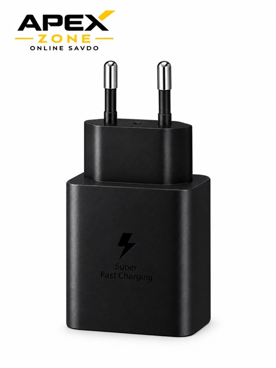 25W PD Tez Zaryadlovchi Adapter, USB-C → USB-C Kabel bilan