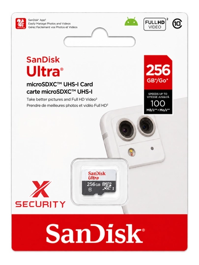SanDisk 3.0 Hotira kartasi SanDisk Ultra MicroSD karta 32/64/128/256gb UHS-I 100Mb/s gacha