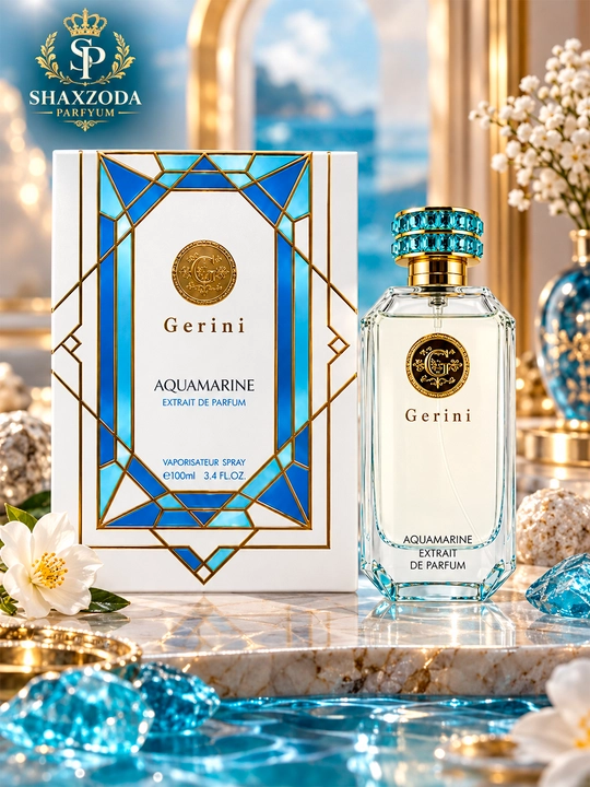 Gerini Aquamarine Parfum Extrait de Parfum, 100 ml - 