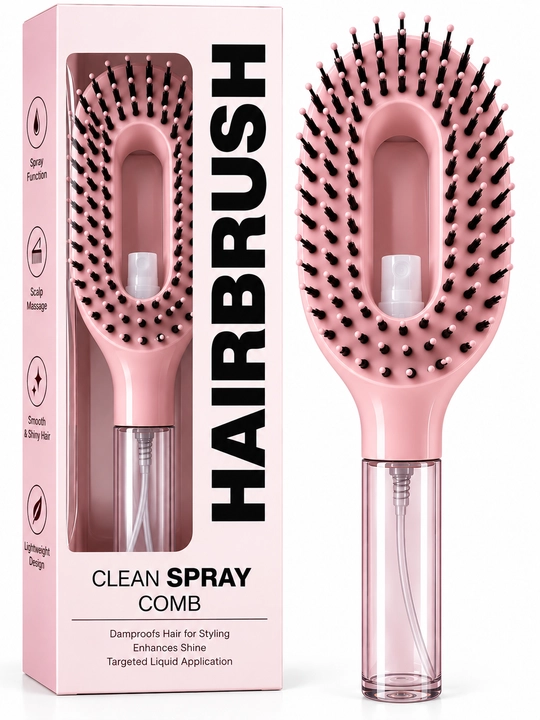 Suv purkagichli massaj tarog‘i Hair Brush