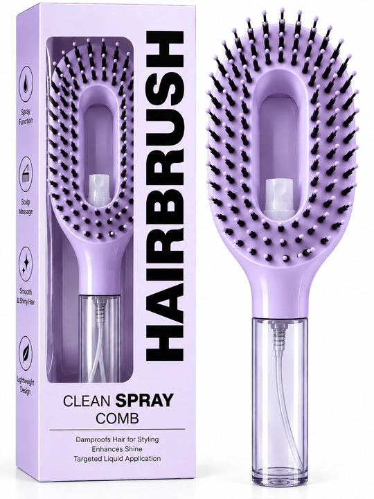 Suv purkagichli massaj tarog‘i Hair Brush