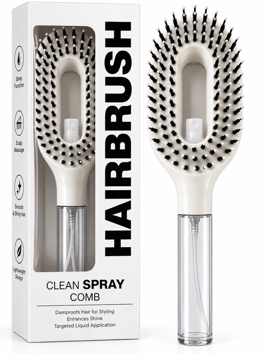 Suv purkagichli massaj tarog‘i Hair Brush