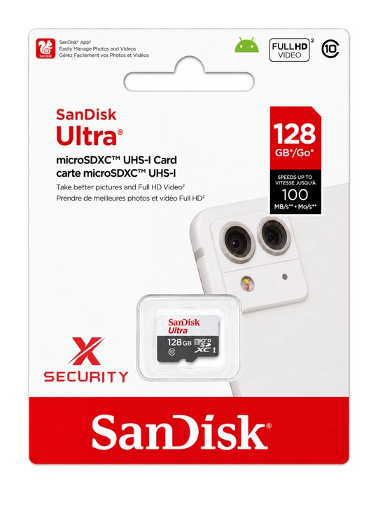 Карта памяти Sandisk 2.0, 32/64/128GB  10 класс для видеонаблюдения и видеорегистраторам