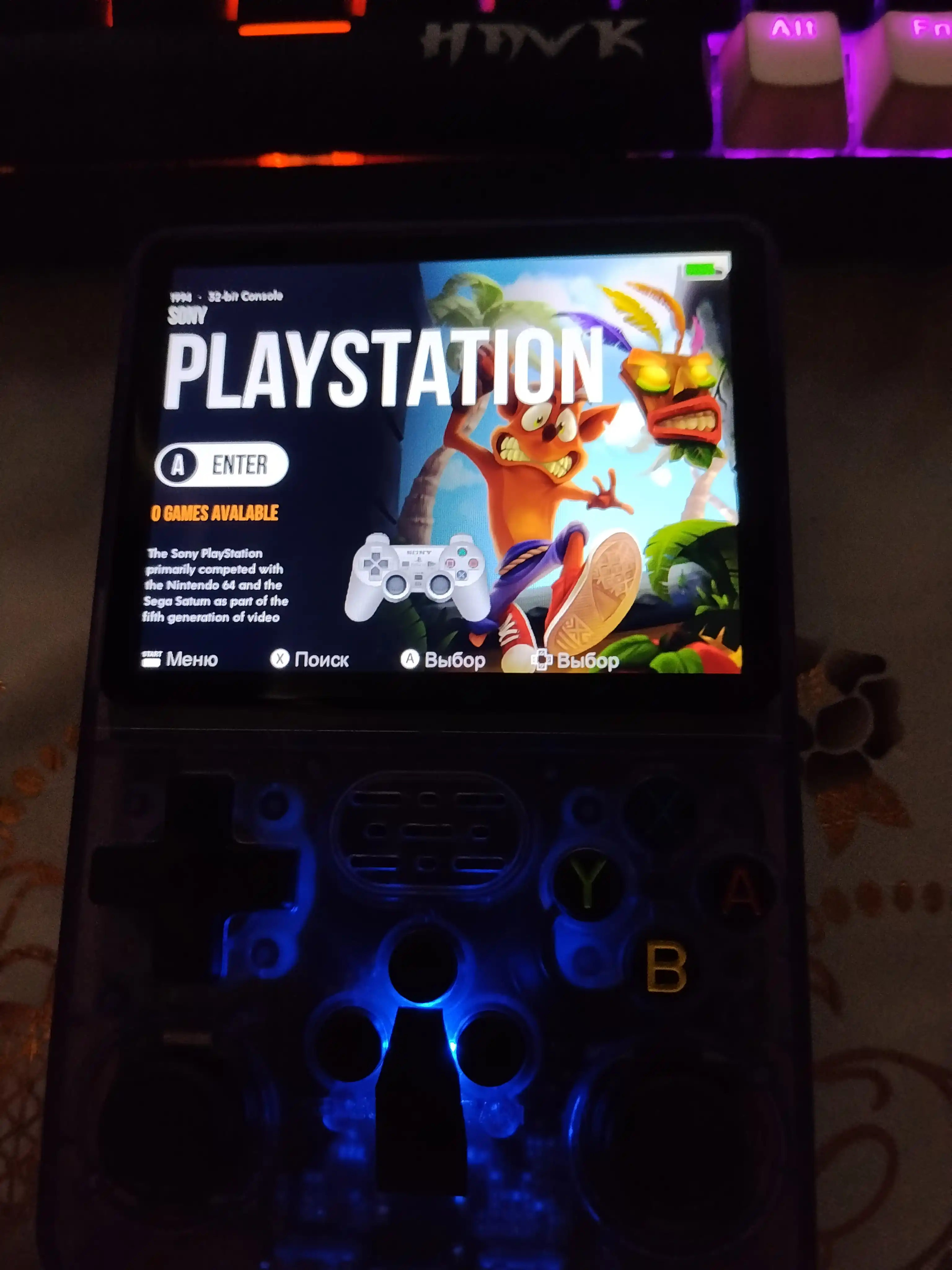 Игровая консоль приставка портативная, 64 гб, R36S