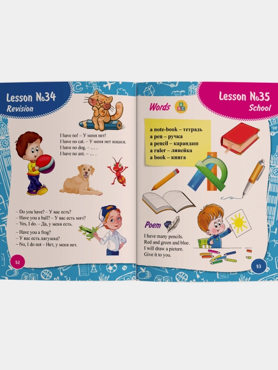 English for kids (rus/ingliz tilida)