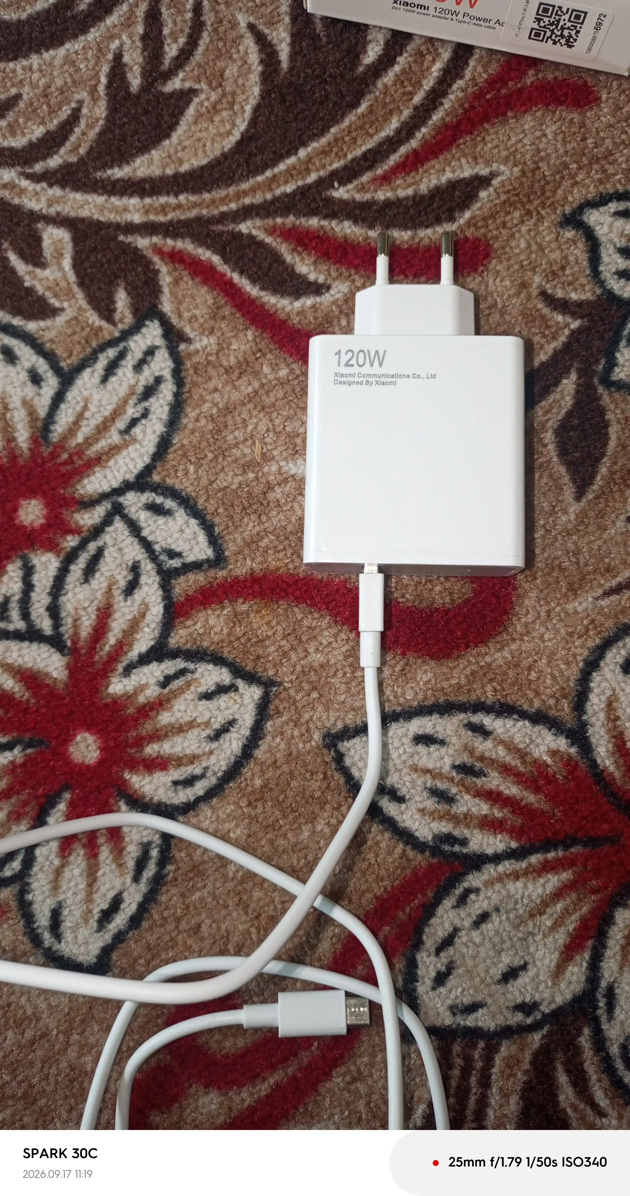 Быстрая зарядка 67 Вт / 120 Вт USB-C, быстрая, безопасная и мощная зарядка