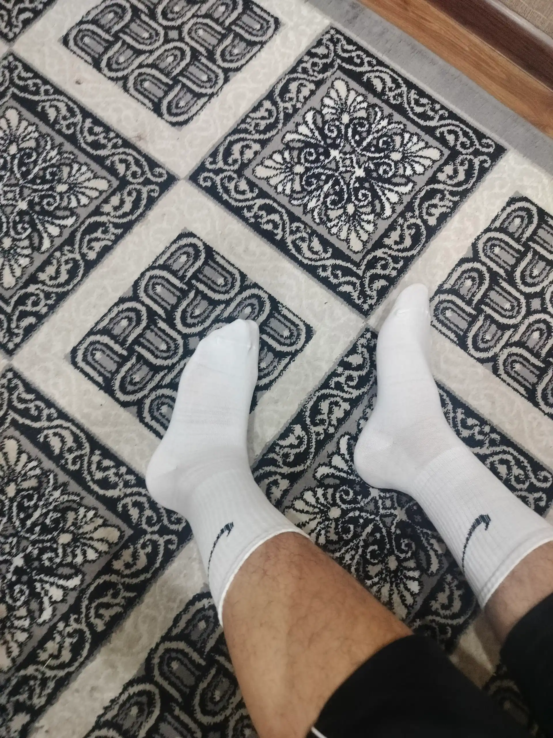Erkaklar va ayollar sport paypog‘i, uzun paypoq paxtali, Nike paypoq, oq va qora paypoq