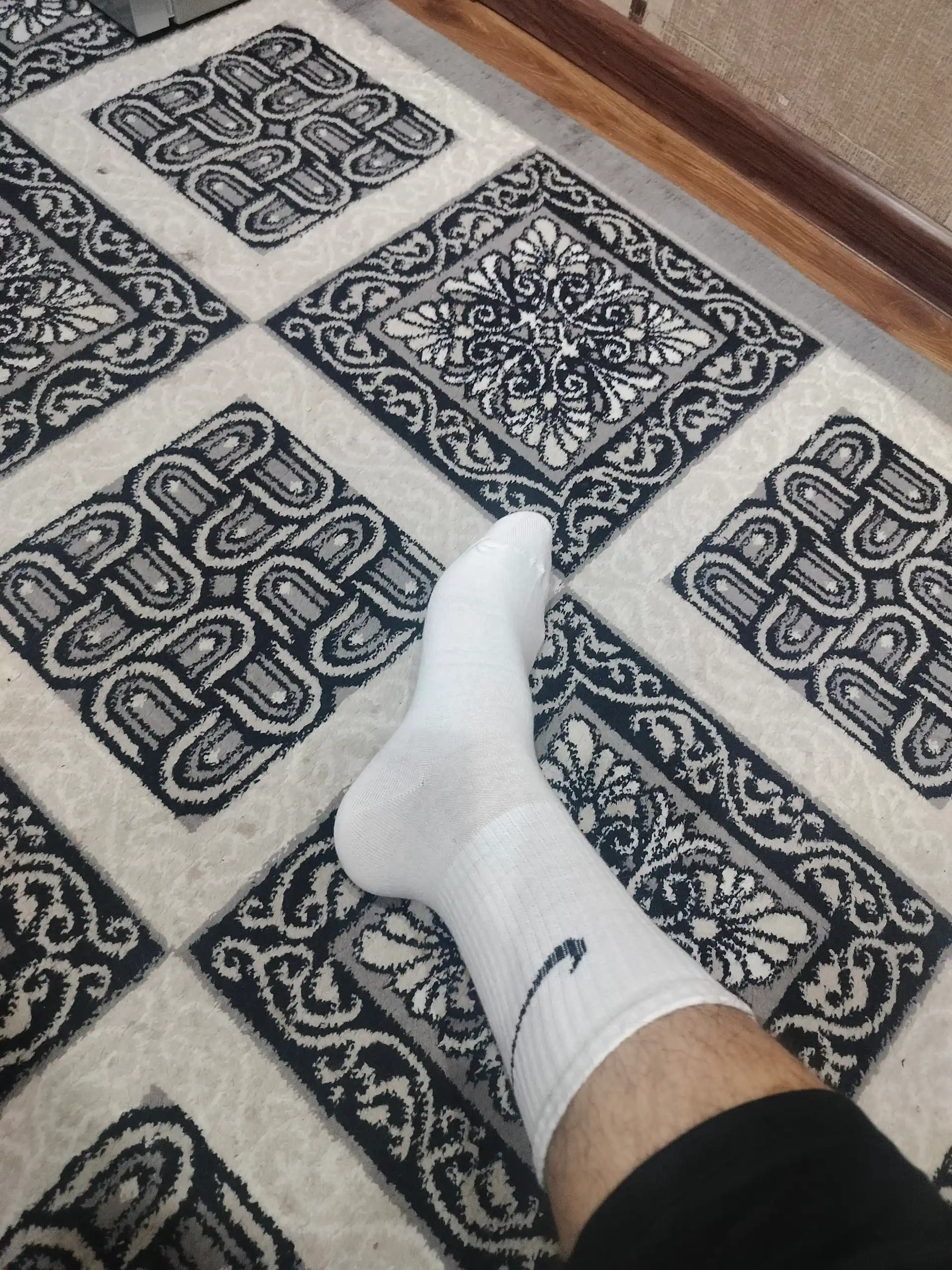 Erkaklar va ayollar sport paypog‘i, uzun paypoq paxtali, Nike paypoq, oq va qora paypoq