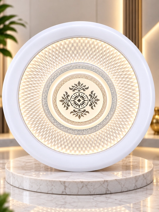 Led люстра плафон светильник лампа 3 режима освещения для комнаты потолка 96w 45 см