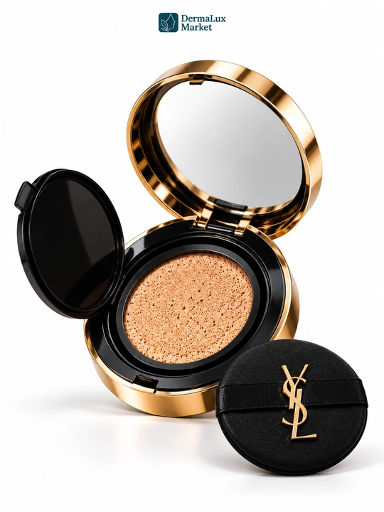 Тональный кушон для лица Yves Saint Laurent Cushion, компактный тональный крем для макияжа