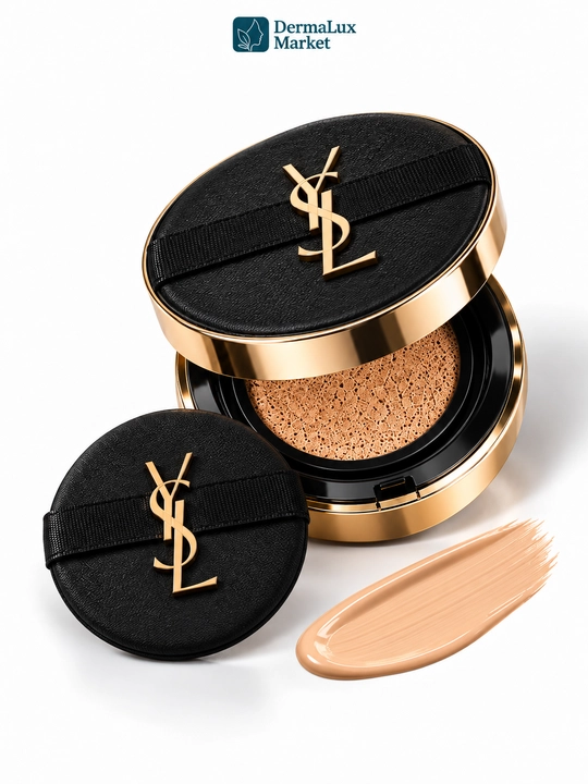 Тональный кушон для лица Yves Saint Laurent Cushion, компактный тональный крем для макияжа