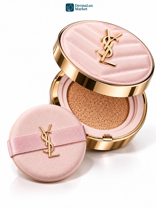 Тональный кушон для лица Yves Saint Laurent Cushion, компактный тональный крем для макияжа