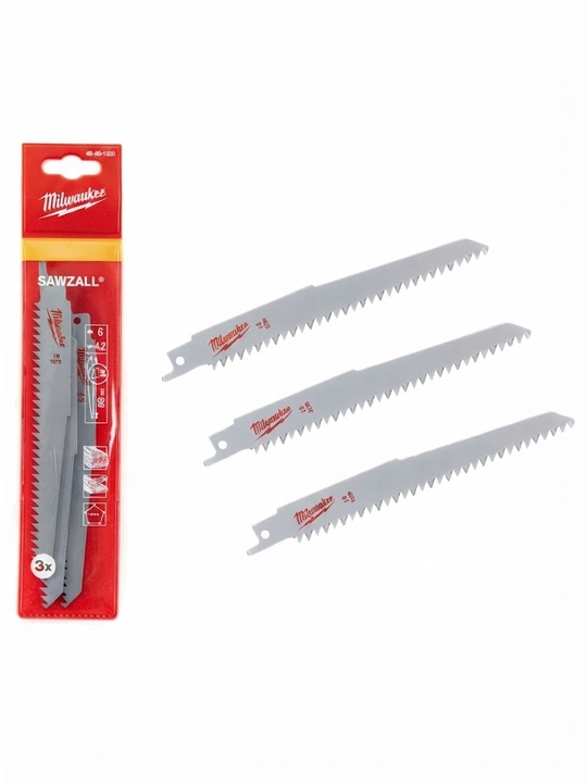 Milwaukee S644D 150 x 6 mm / 4.2 mm tishli yog'och va plastik arra pichog'i