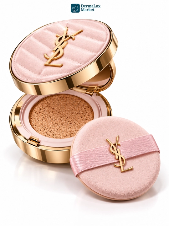 Тональный кушон для лица Yves Saint Laurent Cushion, компактный тональный крем для макияжа