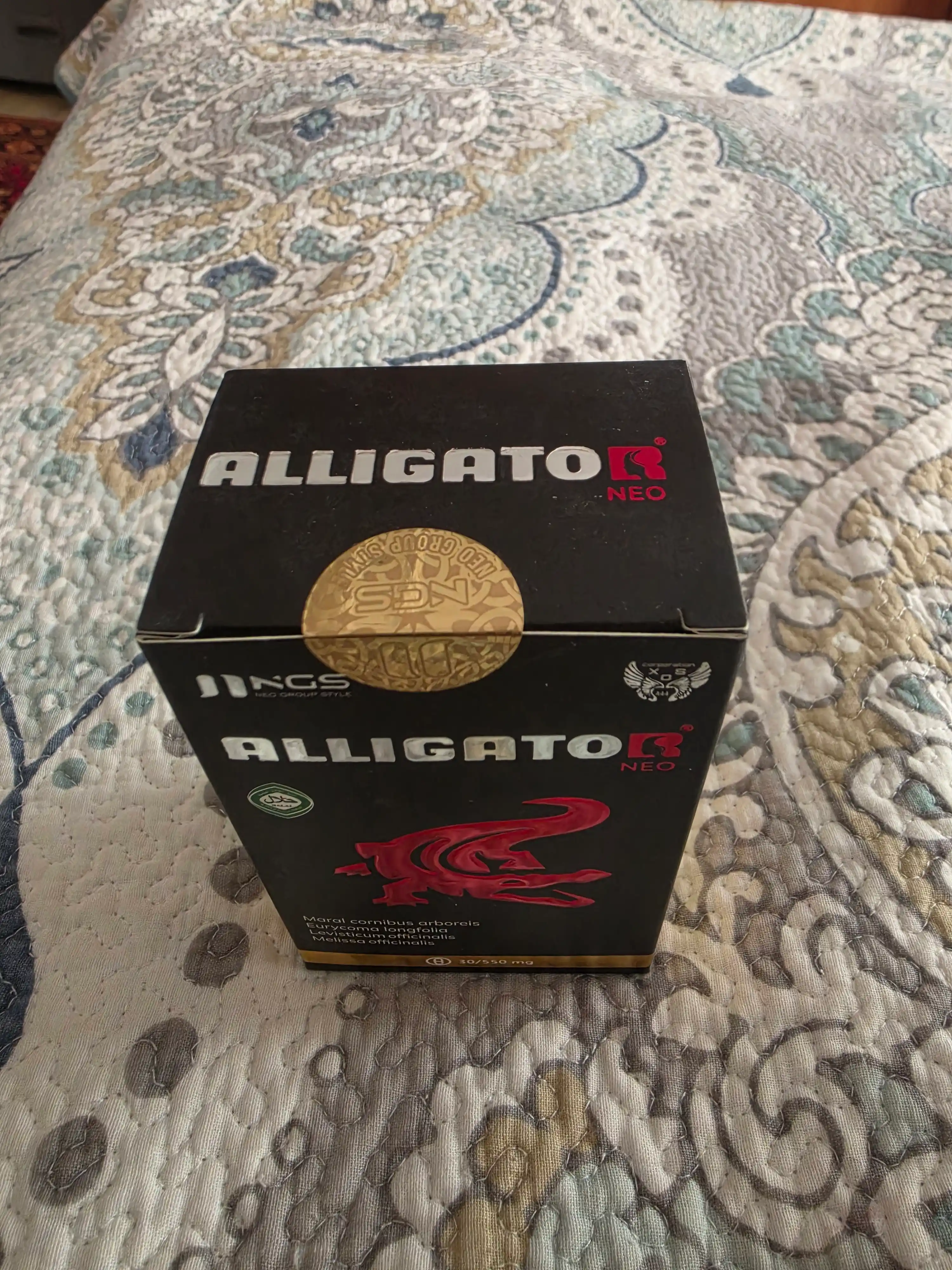 Alligator Neo капсулы для мужчин — тонус, либидо, энергия, 30 капсул