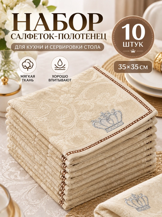 Полотенца 10 шт