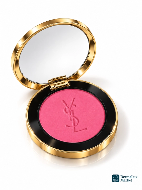Yuz uchun rumyana Yves Saint Laurent Make Me Blush, yonoqlar uchun ixcham quruq rumyana