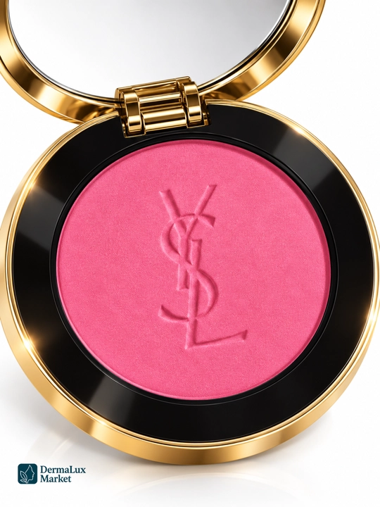 Yuz uchun rumyana Yves Saint Laurent Make Me Blush, yonoqlar uchun ixcham quruq rumyana