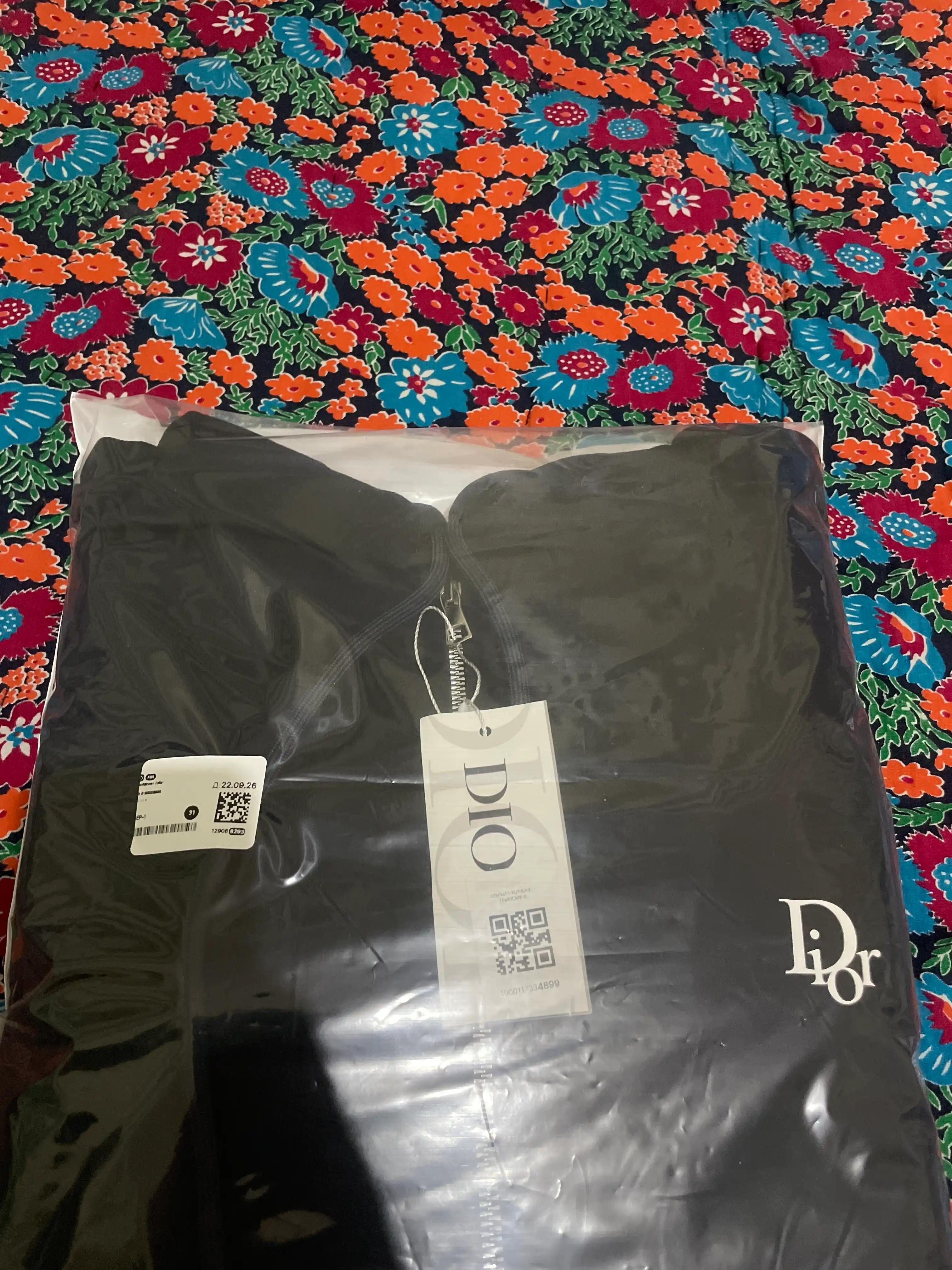 Худи Dior на молнии с капюшоном