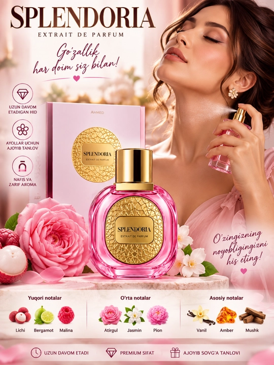 ORCHESTRA Luxury Perfumes 100 ml — Uniseks parfyum suvi, Symphony yo‘nalishida - 