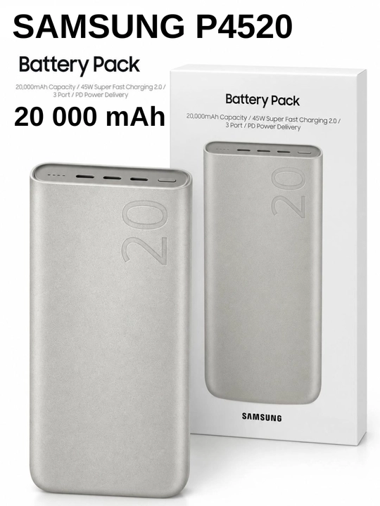 Samsung Power Bank 10 000 / 20 000 mAh, 25W / 45W, Supr Fast Charging - 