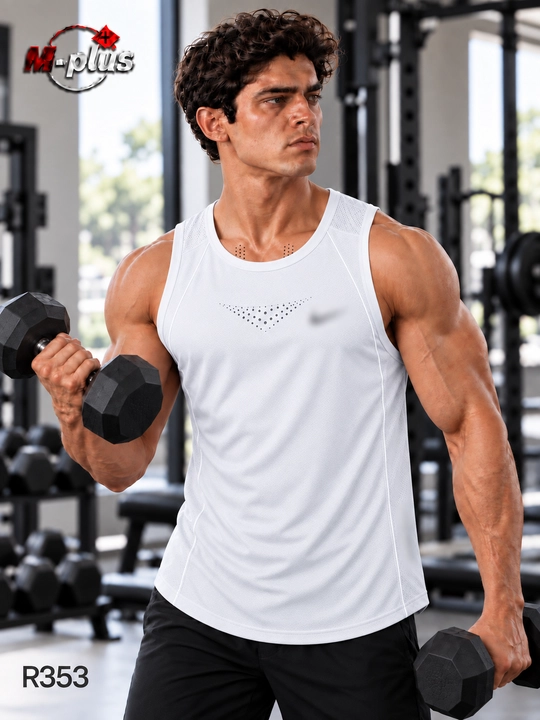 Erkaklar uchun sport maykasi, fitness va bodibilding uchun