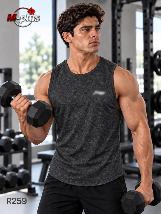 Erkaklar uchun sport maykasi, fitness va bodibilding uchun