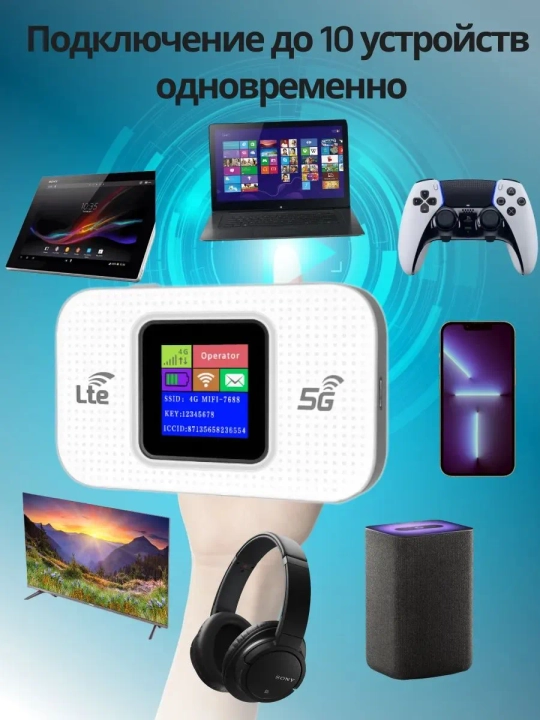 Cho'ntak Wi-Fi, router, sim kartalik wi fi router, 4G, LTE