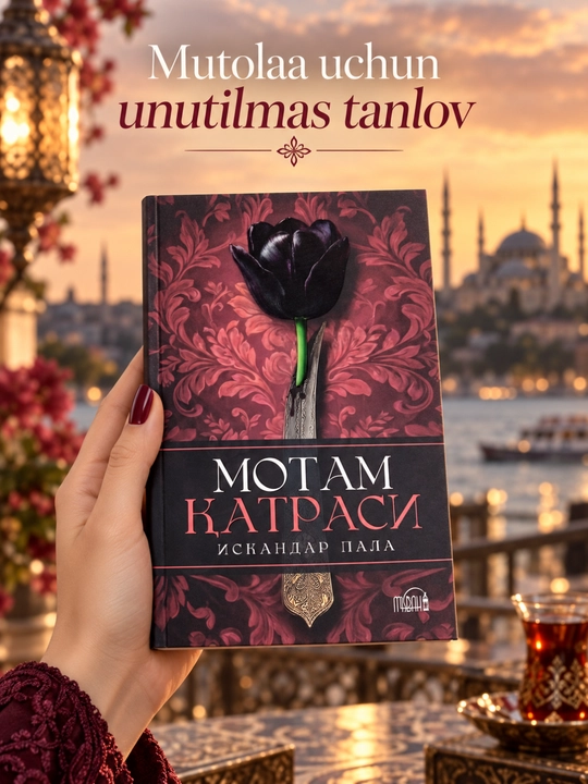 Iskandar Pala «Motam qatrasi» badiiy romani, o‘zbek tilida