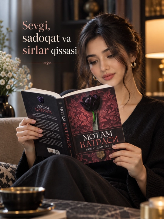 Художественный роман Искандара Палы «Motam qatrasi» на узбекском языке - 