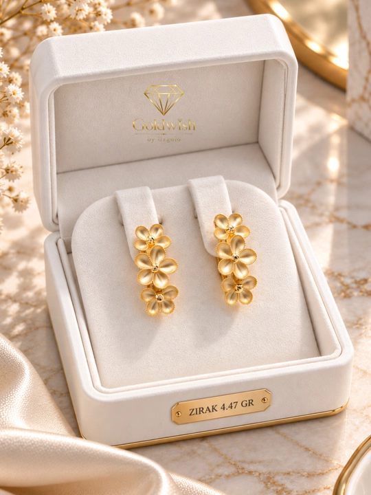 Золотые серьги для женщин, 4,47 г, золото 585 пробы, GOLDWISH - 