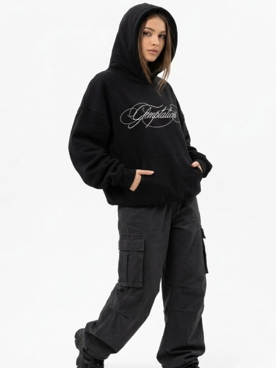 Ayollar uchun xudi (Hoodie)nachosli tolstovka, oversize, kapyushonli, har xil ranglarda