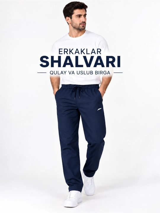 Triko erkaklar uchun, katta o‘lchamdagi erkaklar shalvari 2xl, 3xl, 4xl, 5xl, 6xl