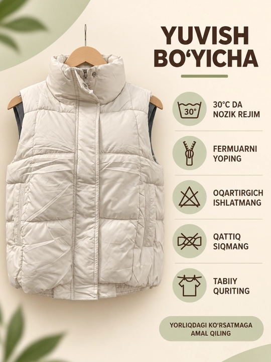 Ayollar uchun yengi yo‘q issiq mavsumiy nimcha