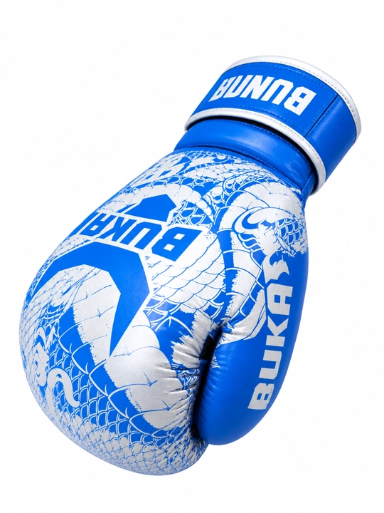 BUKA bokschilik qo'lqoplari ko'k rangda, MMA, kurash, mashg'ulot, sparring uchun unisex