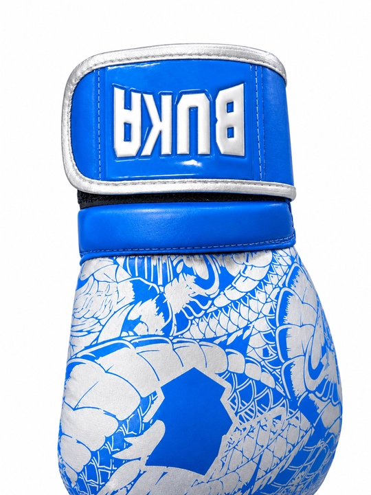 BUKA bokschilik qo'lqoplari ko'k rangda, MMA, kurash, mashg'ulot, sparring uchun unisex