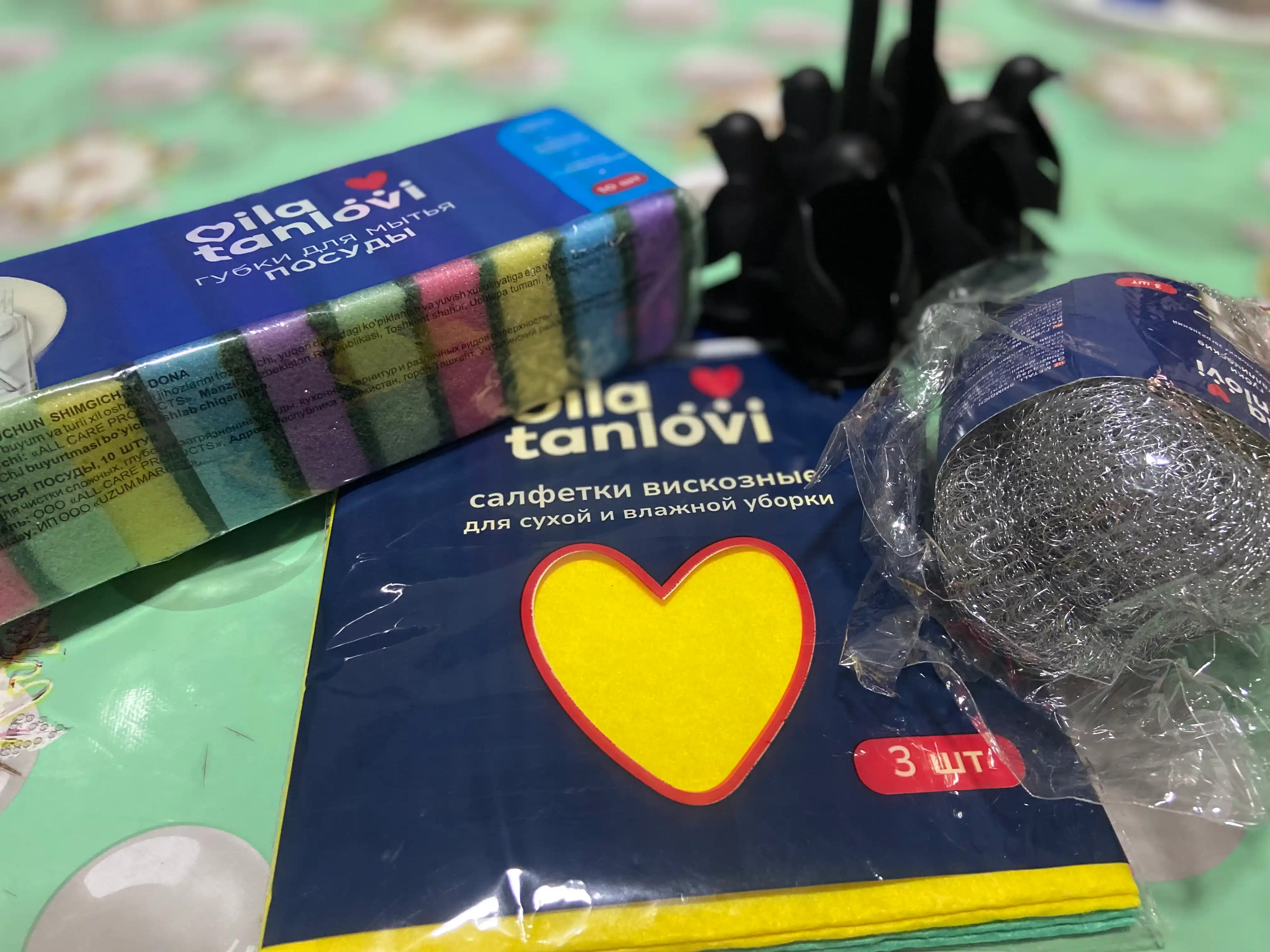 Idishlarni yuvish uchun gubkalar Oila tanlovi, 10 dona