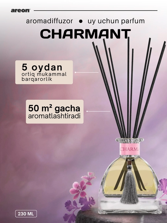 Aromadiffuzor Areon Selection, uy va ofis uchun aromatizator, diffuzor, 230 ml
