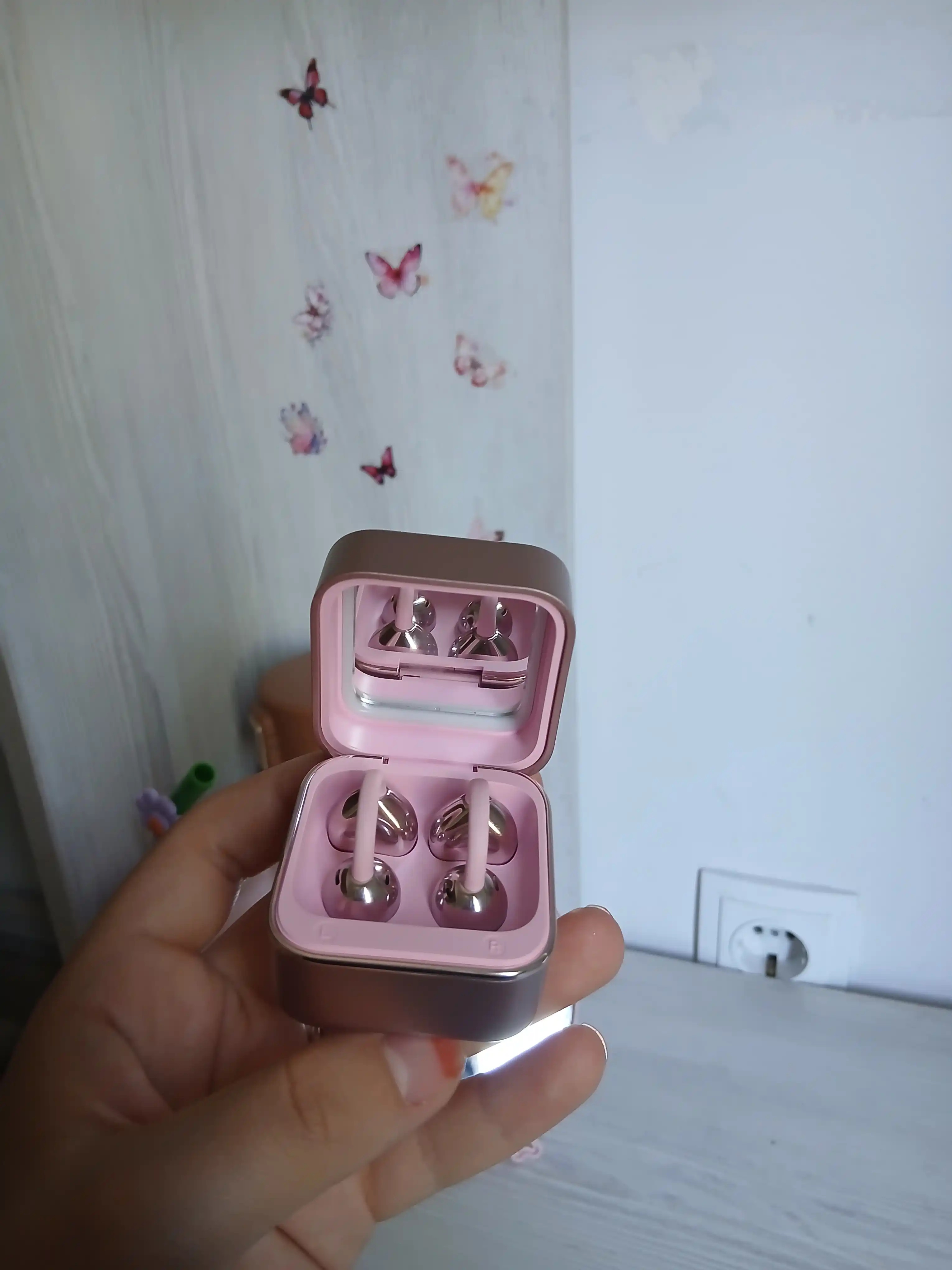M161 OWS simsiz quloqchin, Bluetooth 6.0, ko‘zguli korpus, ayollar uchun naushnik