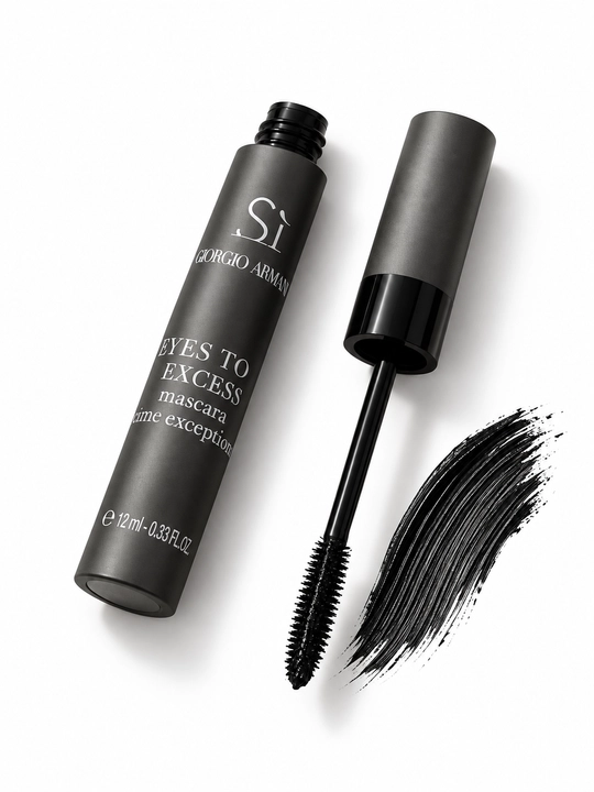 Чёрная тушь для ресниц Giorgio Armani Si, для объёмного макияжа ресниц