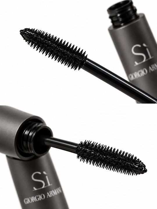 Чёрная тушь для ресниц Giorgio Armani Si, для объёмного макияжа ресниц